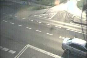 Zjazd z A4 w stronę Centrum